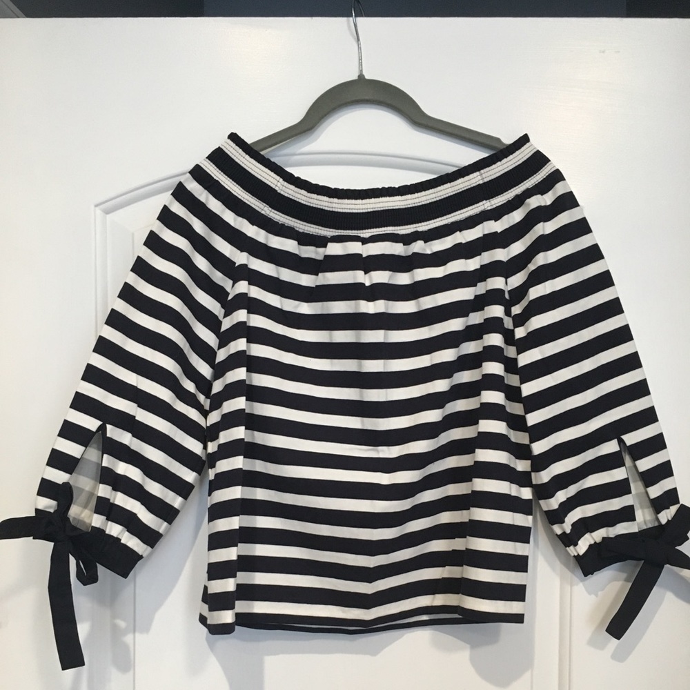 J. Crew boat neck blouse size small